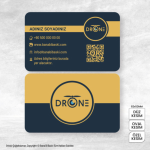 Drone Kartvizit Baskı Mdl:V020