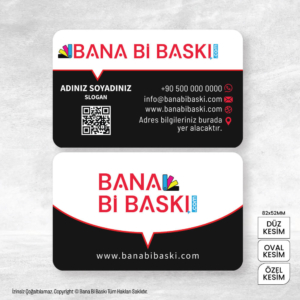 Kartvizit Baskı Mdl:V0600