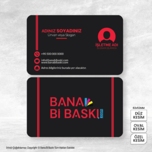 Kartvizit Baskı Mdl:V0590