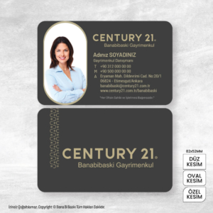 Century 21 Kartvizit Baskı Mdl:V0557