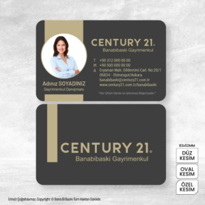 Century 21 Kartvizit Baskı Mdl:V0567