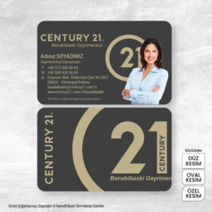 Century 21 Kartvizit Baskı Mdl:V0568