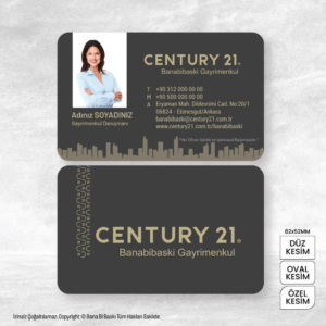 Century 21 Kartvizit Baskı Mdl:V0569