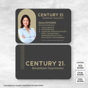 Century 21 Kartvizit Baskı Mdl:V0570