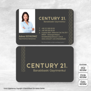 Century 21 Kartvizit Baskı Mdl:V0571