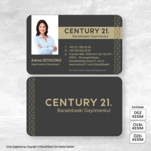 Century 21 Kartvizit Baskı Mdl:V0572