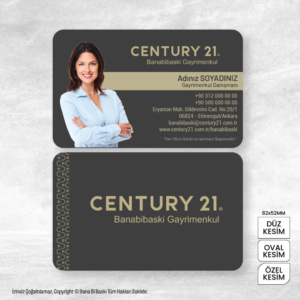 Century 21 Kartvizit Baskı Mdl:V0561