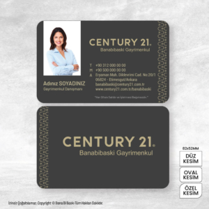 Century 21 Kartvizit Baskı Mdl:V0562