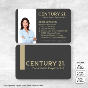 Century 21 Kartvizit Baskı Mdl:V0563