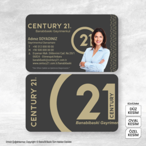 Century 21 Kartvizit Baskı Mdl:V0565