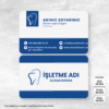 Diş Hekimi Kartvizit Baskı Mdl:V0547