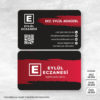 Eczane Kartvizit Baskı Mdl:V0499