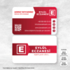 Eczane Kartvizit Baskı Mdl:V0506