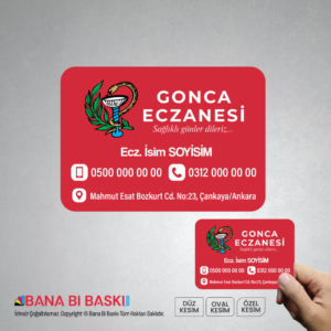 Eczane Magnet Baskı M047