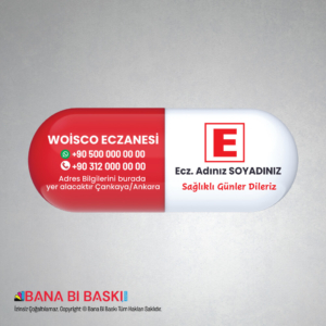 Eczane Magnet Baskı M057