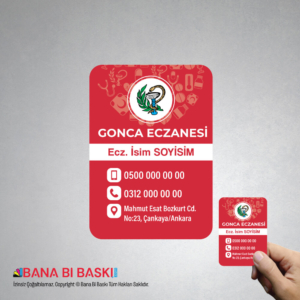 Eczane Magnet Baskı M026