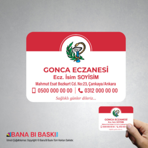 Eczane Magnet Baskı M032
