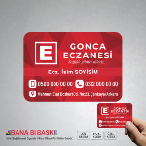 Eczane Magnet Baskı M034