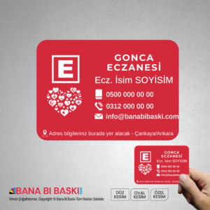 Eczane Magnet Baskı M038