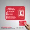 Eczane Magnet Baskı M042