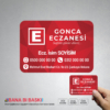 Eczane Magnet Baskı M045