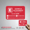 Eczane Magnet Baskı M046