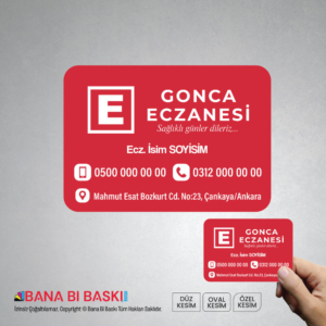 Eczane Magnet Baskı M046