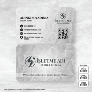Elektrikçi Kartvizit Baskı Mdl:V0351