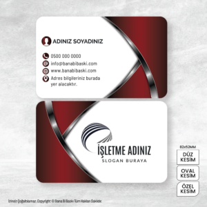 Kartvizit Baskı Mdl:V0177