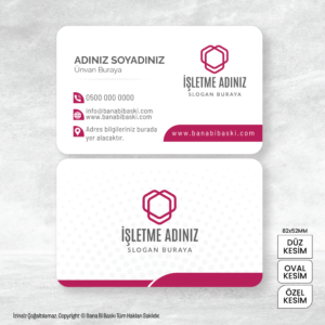 Kartvizit Baskı Mdl:V0196