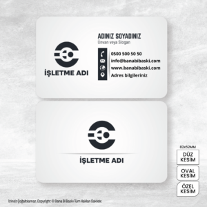 Kartvizit Baskı Mdl:V0244