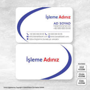 Kartvizit Baskı Mdl:V0248