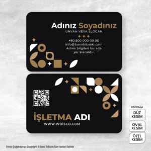 Kartvizit Baskı Mdl:V0253