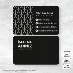 Kartvizit Baskı Mdl:V060