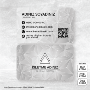 Kartvizit Baskı Mdl:V0260