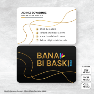 Kartvizit Baskı Mdl:V068