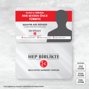 MHP Kartvizit Baskı Mdl:V0269