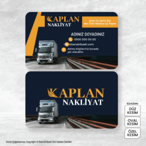 Nakliye Kartvizit Baskı Mdl:V0272