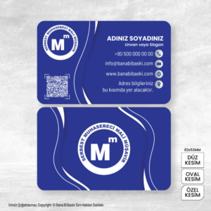 Smmm Muhasebeci Kartvizit Baskı Mdl:V0460