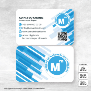 Smmm Muhasebeci Kartvizit Baskı Mdl:V0470