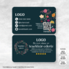 Teşekkür Kartı Baskı Mdl:V0401