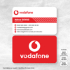 Vodafone Kartvizit Baskı Mdl:V0375