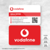 Vodafone Kartvizit Baskı Mdl:V0368