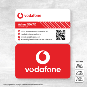 Vodafone Kartvizit Baskı Mdl:V0368