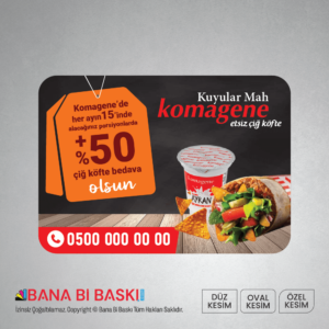 Komagene Çiğ Köfte Magnet Baskı KM006