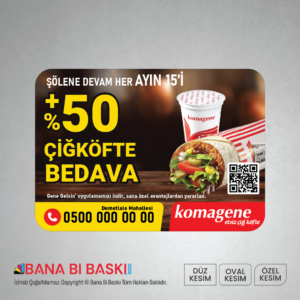 Komagene Çiğ Köfte Magnet Baskı KM011