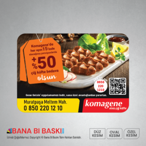 Komagene Çiğ Köfte Magnet Baskı KM019