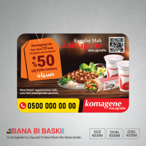 Komagene Çiğ Köfte Magnet Baskı KM020