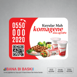 Komagene Çiğ Köfte Magnet Baskı KM023