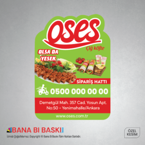 Oses Magnet Baskı (Özel Kesim) S005